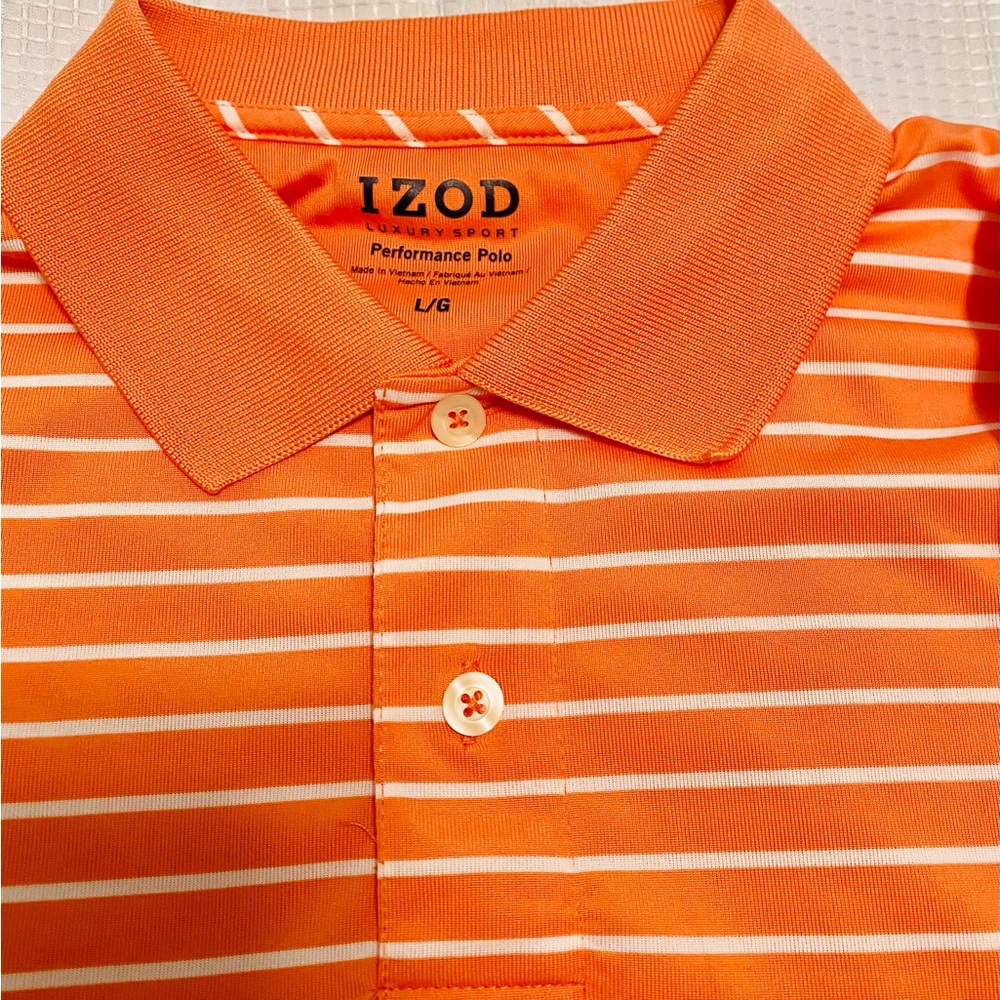 Brand new never worn IZOD Luxury Sport Performance polo golf shirt